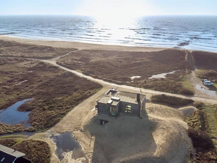 Ferienhaus mit Meerblick für 6 Personen, mit Sauna und Terrasse in Blavand
