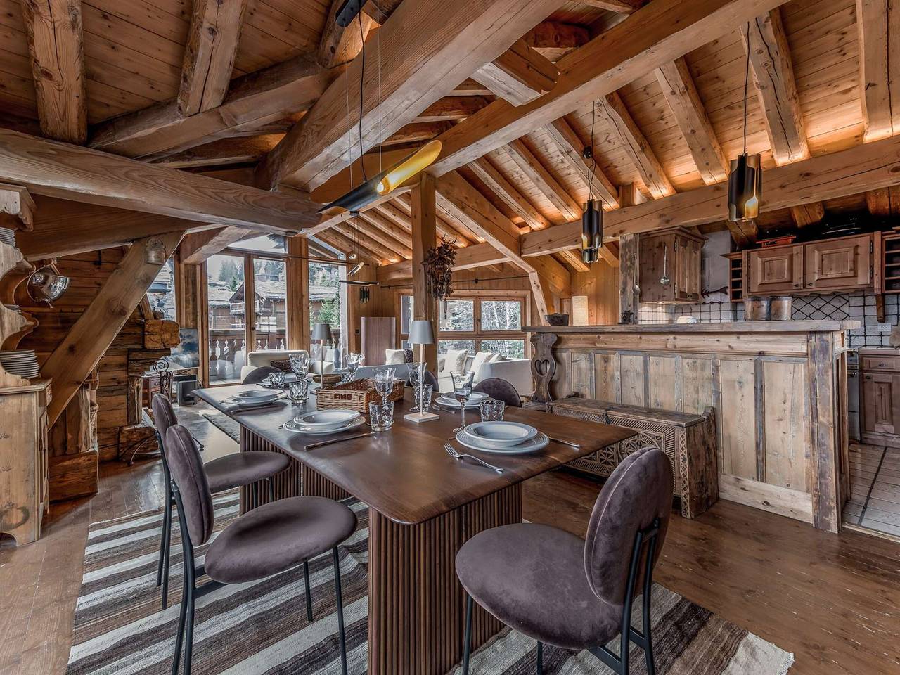 Cozy Chalet Courchevel 10 ppl, near center, spa, parking in Courchevel 1850, Saint-Bon-Tarentaise
