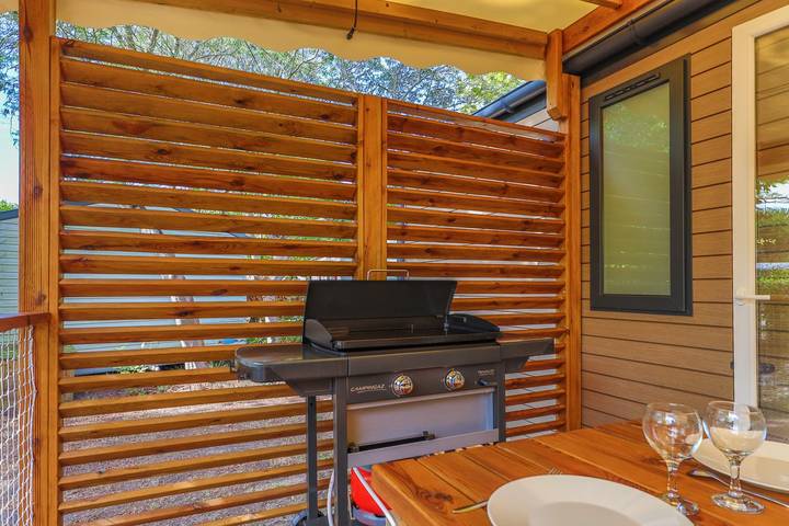 Mobil-home climatizado 40 m² para 6 personas, terraza y piscinas climatizadas in Biscarrosse, Côte d’Argent
