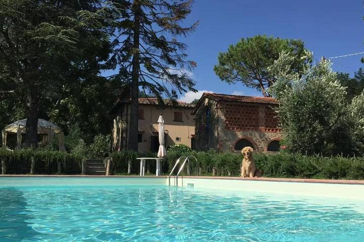 Ferienhaus für 8 Personen, mit Terrasse und Garten sowie Pool