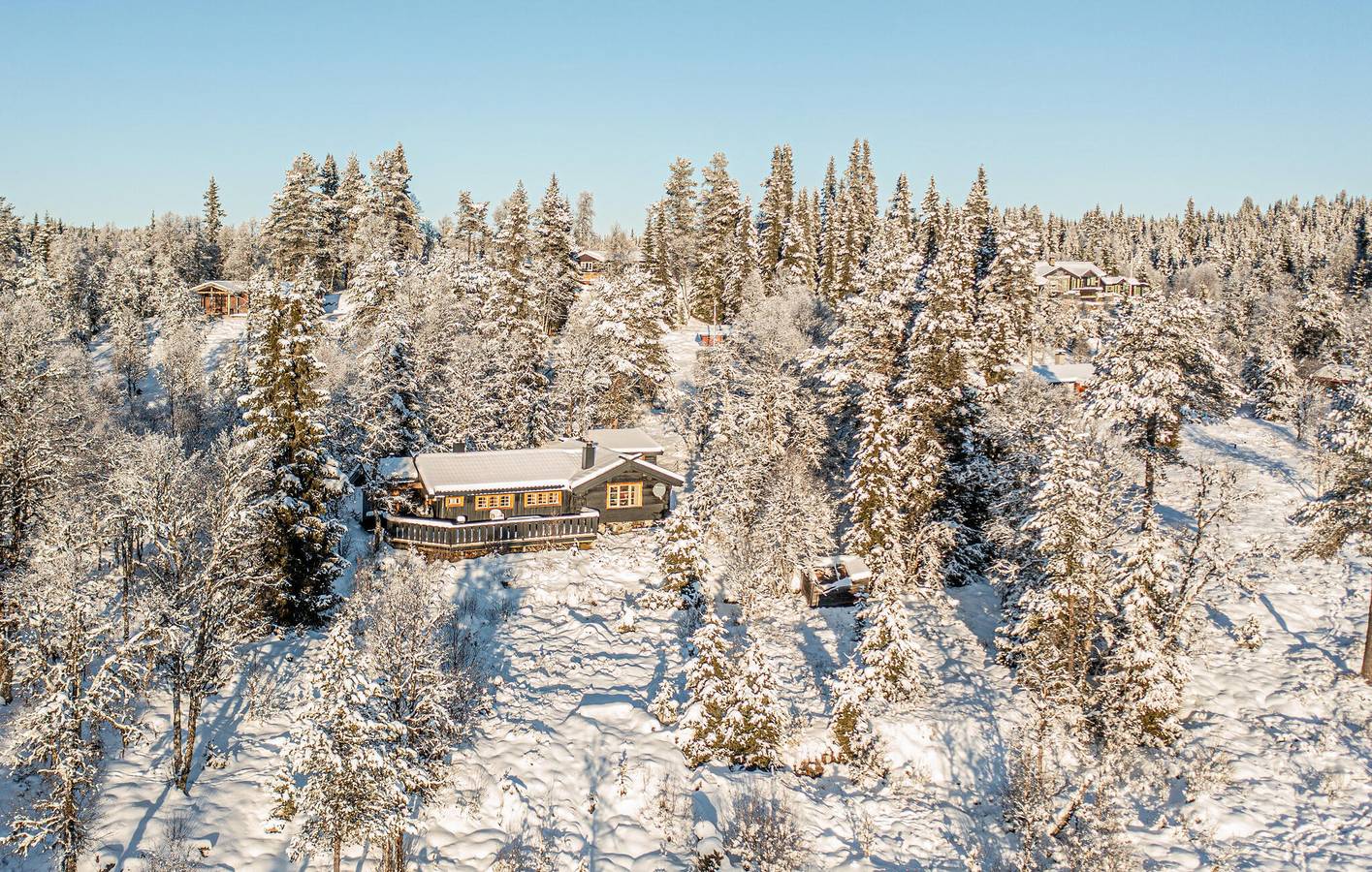 Ferienhaus für 6 Personen mit Garten in Gol