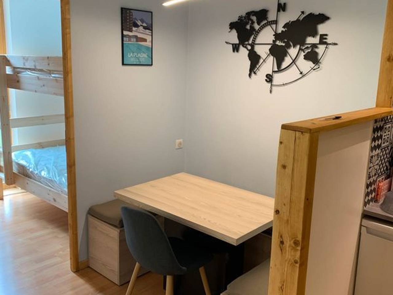 Ganze Wohnung, Plagne Bellecôte - 4 Pers, Renovierte Wohnung mit Pool in La Plagne, La Plagne-Tarentaise