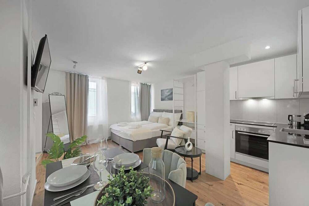 Apartamento entero, Book2stay: modernes Studio at Top Place (Olma Messen) in St. Gallen, Lake Constance (Switzerland)