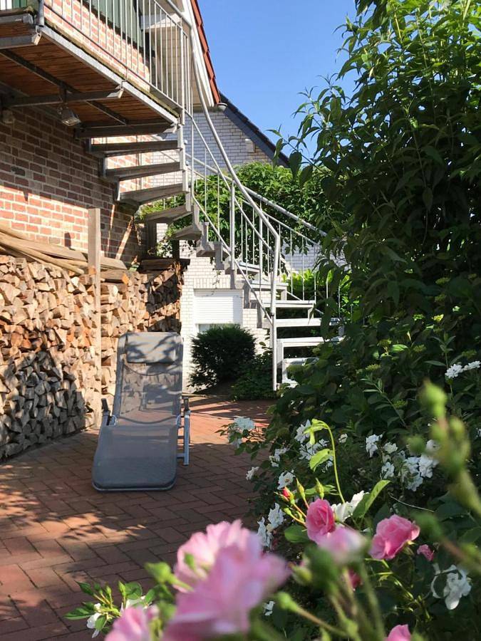 Ferienwohnung für 4 Personen, mit Balkon und Terrasse sowie Garten und Ausblick in Hilter - 3
