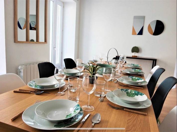 Maison de vacances pour 10 personnes, avec Jardin