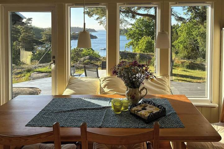 Ferienhaus für 7 Personen, mit Garten