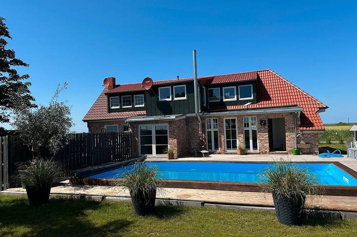 Ferienhaus für 4 Personen, mit Garten und Terrasse in Ostermarsch
