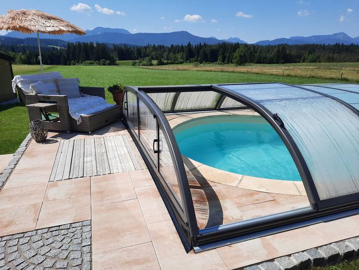 Ferienwohnung für 3 Personen, mit Balkon und Whirlpool sowie Terrasse und Garten in Siegsdorf - 3