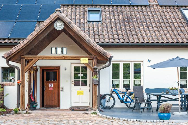 Ferienwohnung für 3 Personen, mit Garten und Seeblick, mit Haustier in Bützow-Land