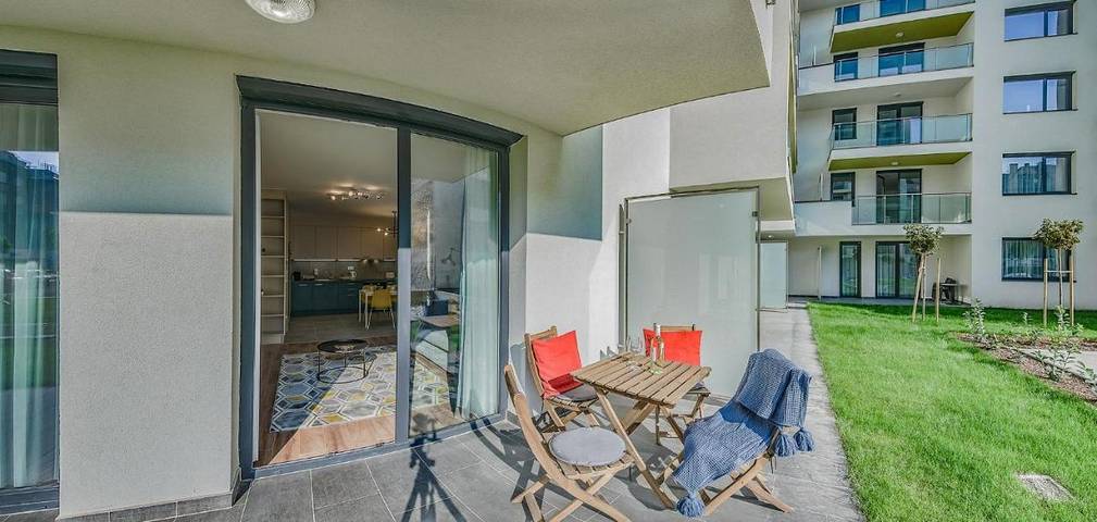 Appart’hôtel pour 2 personnes, avec vue et terrasse à Budapest