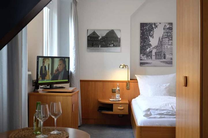 Doppelzimmer mit Dusche, Wc - Haus Luisenhof, Pension in Mölln, Kreis Herzogtum Lauenburg