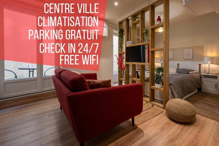 Appartement de vacances pour 2 personnes, avec terrasse, animaux acceptés