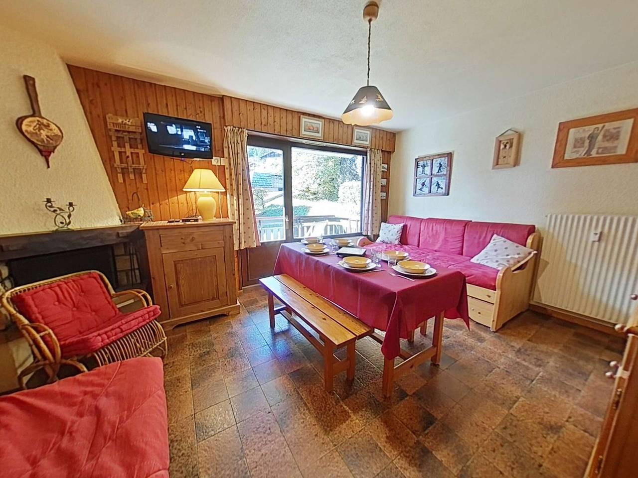 Apartamento entero, Acogedor apto 6 personas, 300m pistas, chimenea, parking - Le Grand-Bornand in Chinaillon, Le Grand-Bornand