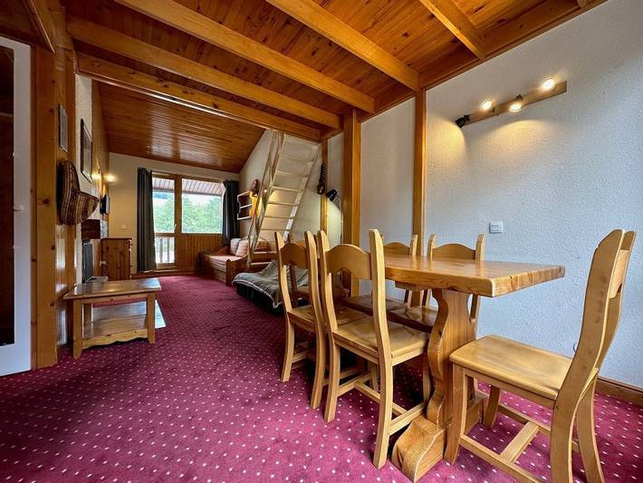 Appartement de vacances pour 7 personnes, avec terrasse dans Plagne Villages