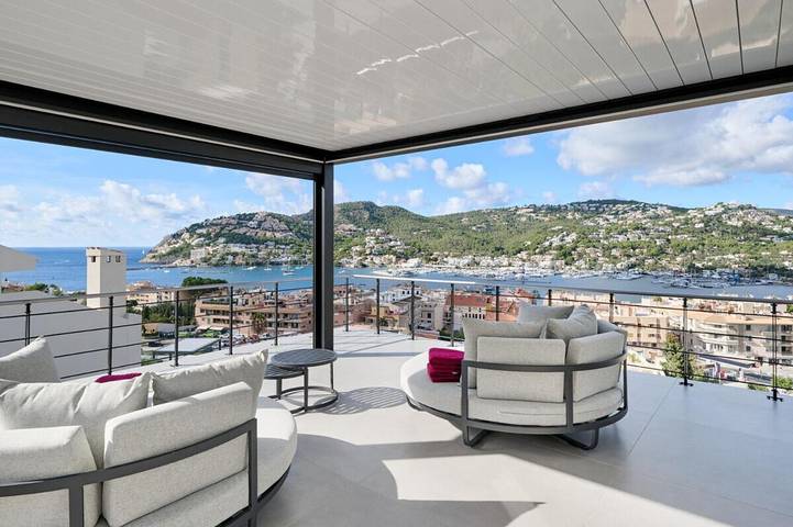Villa pour 8 personnes, avec jardin et vue ainsi que vue sur le lac et piscine, animaux acceptés à Port d'Andratx - 3