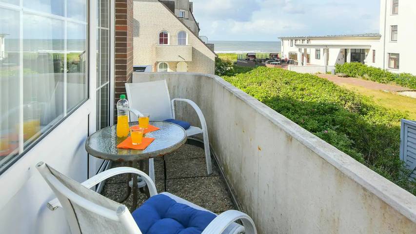 Ferienwohnung für 2 Personen, mit Balkon auf Wangerooge - 2