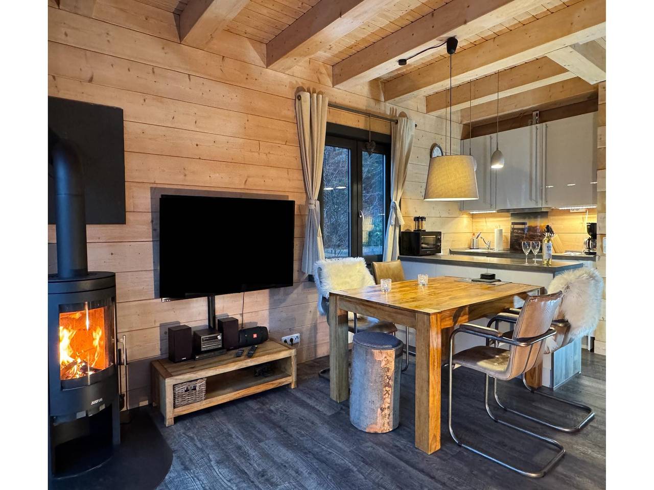Blockhütte im Harz mit Sauna und Kamin in Hahnenklee, Goslar