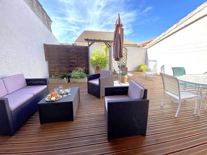 Casa de huéspedes para 4 personas, con Terraza en Sigean
