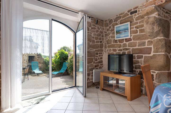 Casa «Ty Mamm Gozh», a 400 m de la playa, vista mar, terraza privada y Wi-Fi in Kerhillio, Erdeven