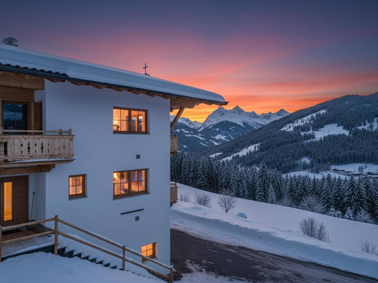 Ganze Wohnung, Neue gemütliche Aussichtsoase mit Balkon in Hopfgarten im Brixental, Kaisergebirge