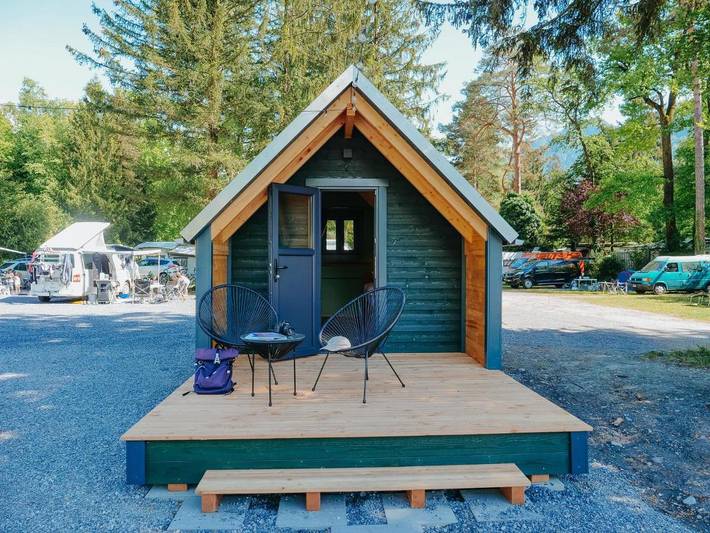 Ferienhaus für 2 Personen, mit Terrasse und Garten sowie Pool