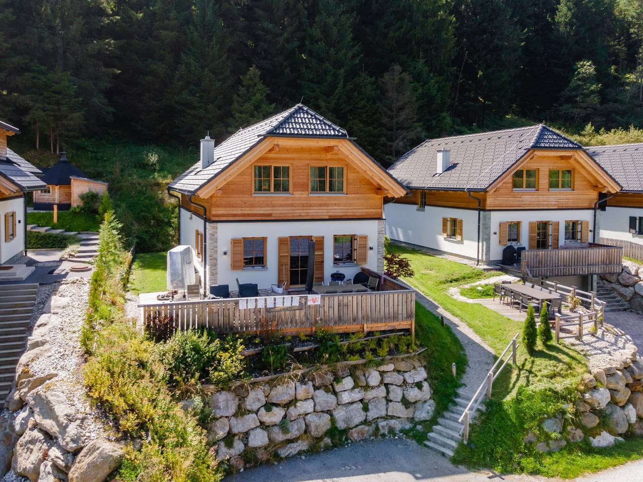 Chalet mit Hottub, Sauna und große Terrasse in Rottenmanner und Wölzer Tauern, Irdning-Donnersbachtal