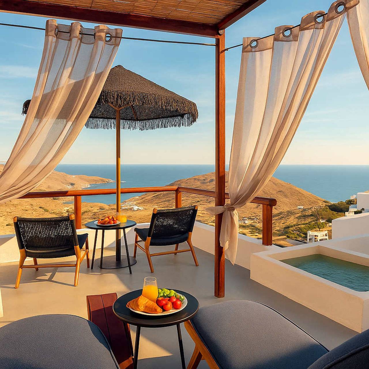 Ολόκληρο το διαμέρισμα, Santorini Luxury Suite w  Rooftop Hottub   Seaview in Ακρωτήρι, Σαντορίνη