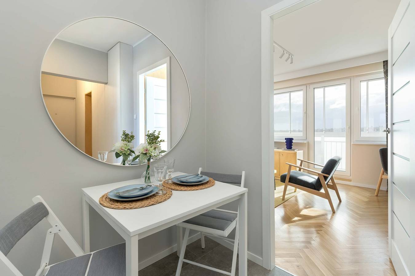 Ganze Wohnung, Ferienwohnung für 6 Personen mit Balkon/Terrasse in Glettkau, Danzig