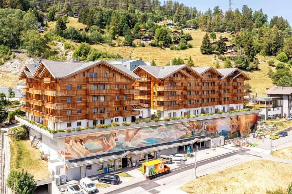 Ganze Wohnung, T-Resort La Tzoumaz 3p6 vue vallée in La Tzoumaz, Riddes
