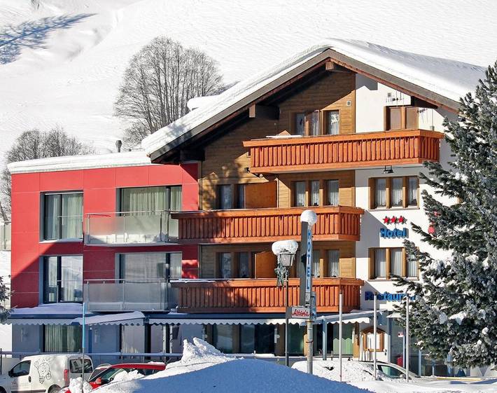 Hôtel pour 4 personnes, avec vue ainsi que terrasse et sauna, animaux acceptés