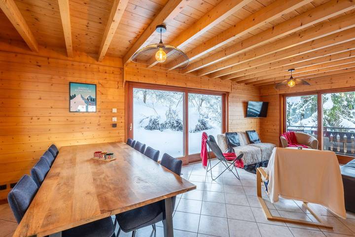 Chalet pour 8 personnes, avec jardin à Saint-Jean-de-Sixt - 2