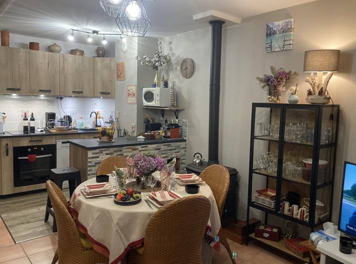 Gîte pour 5 personnes, avec terrasse