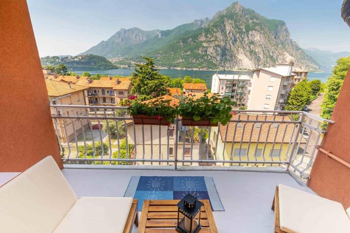 Ferienwohnung für 6 Personen, mit Balkon und Ausblick sowie Seeblick in Lecco - 2