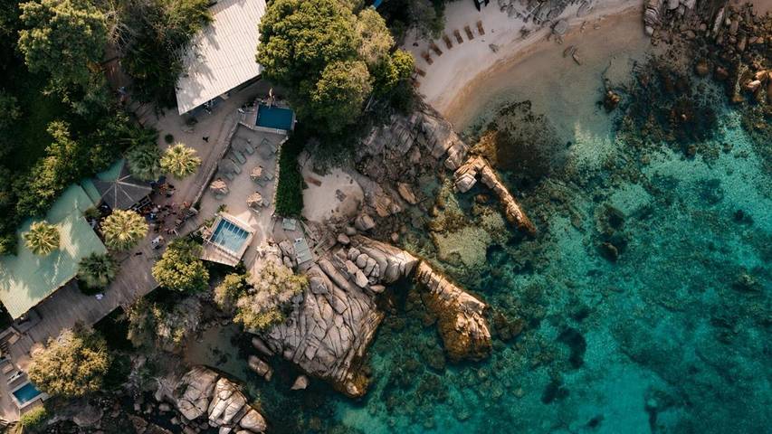Hôtel pour 4 personnes, avec jardin ainsi que vue et piscine
