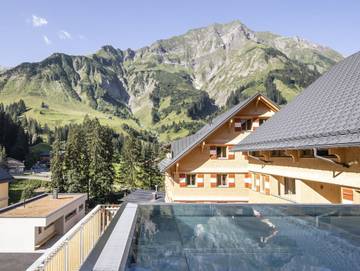 Hotel für 2 Personen, mit Garten und Pool im Bregenzerwald