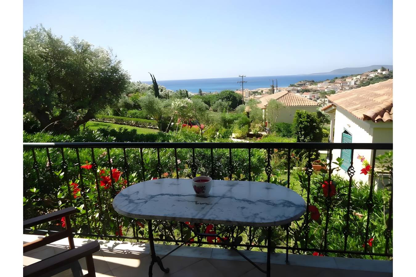 Ferienhaus 'No 1 Holiday Home For 4 Adults' mit Meerblick, Wlan und Klimaanlage in Finikounda, Messenien