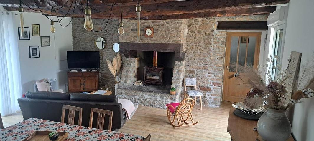 Maison de vacances pour 6 personnes, avec vue et jardin