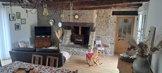 Gîte pour 6 personnes, avec jardin et vue à Saint-Pierre-de-Plesguen