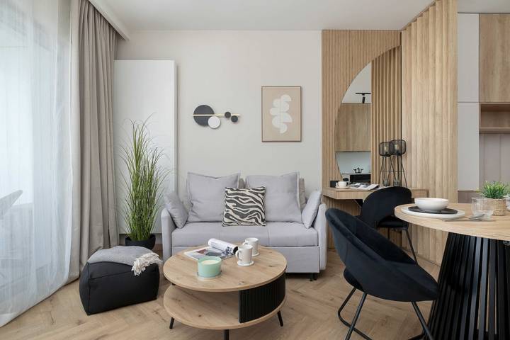 Apartament wakacyjny dla 3 osób, z Ogród i Sauna w Będzin