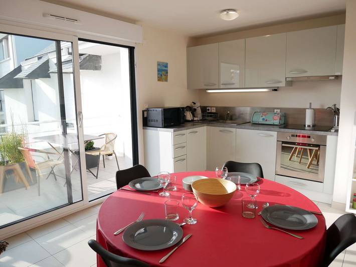 Apartamento entero, Étel - Apartamento acogedor 44 m² con wifi, aparcamiento y mascotas in Étel, Côte des Mégalithes