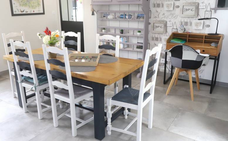 Gîte pour 4 personnes, avec terrasse et jardin, animaux acceptés