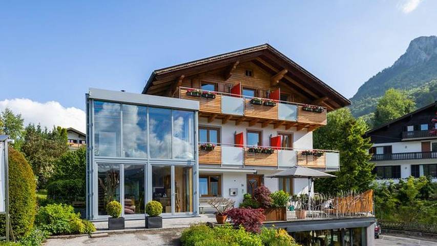 Ferienwohnung für 2 Personen, mit Seeblick und Garten in Fuschl am See