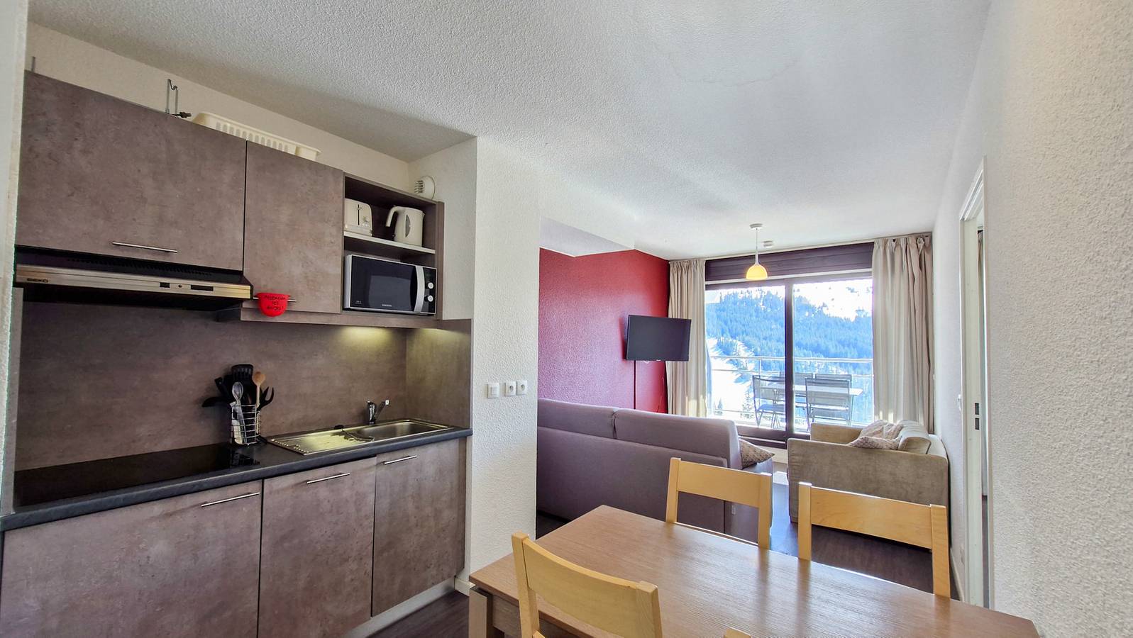 Apartamento vacacional entero, Apartamento de vacaciones para 4 personas con piscina in Flaine, Arâches-la-Frasse