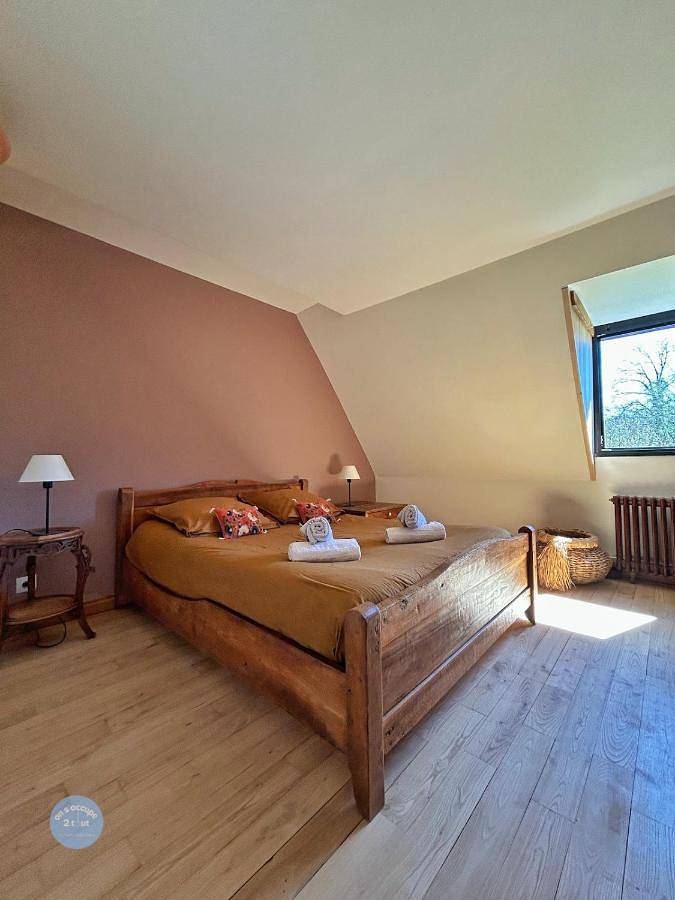 Maison de vacances pour 8 personnes, avec Terrasse ainsi que Jardin et Vue à Roannes-Saint-Mary