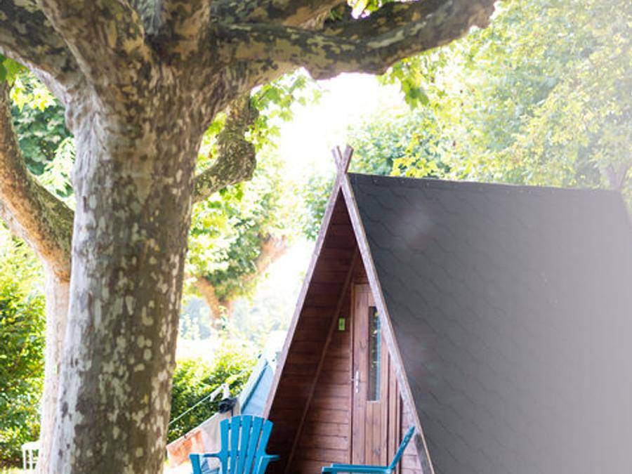 Camping du Val de Saône - Unterkunft 2 personen - Hütten im Saône-Tal in Saint-Didier-sur-Chalaronne, Bourg-en-Bresse und Umgebung