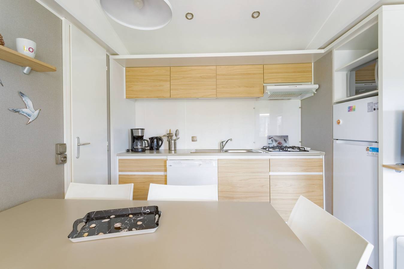 Mobil-home en camping 5 estrellas frente al mar con piscina, Wi-Fi y aire acondicionado en Torreilles in Torreilles, Côte d'Améthyste