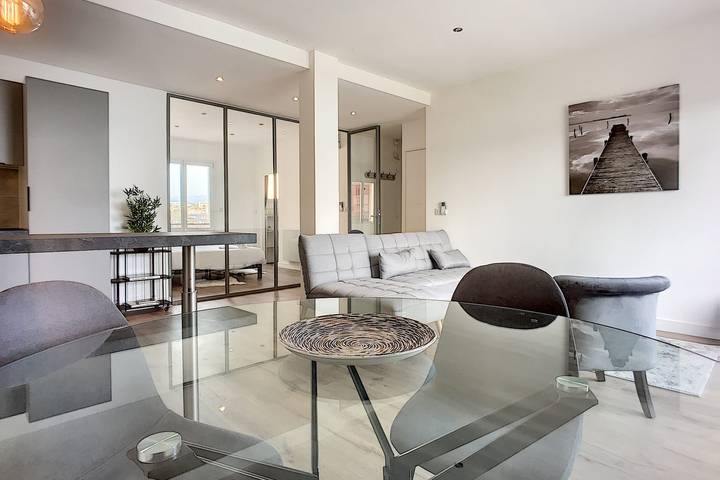 Ferienwohnung für 2 Personen, mit Balkon in Antibes - 3