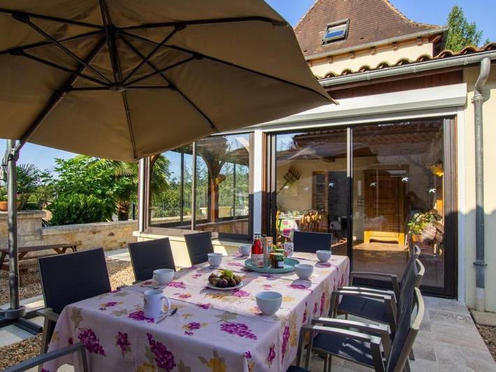 Maison de vacances pour 4 personnes, avec jardin ainsi que terrasse et piscine - 1