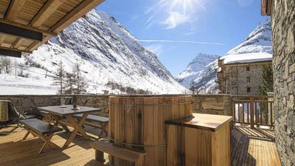 Chalet pour 9 personnes, avec terrasse à Bonneval-sur-Arc