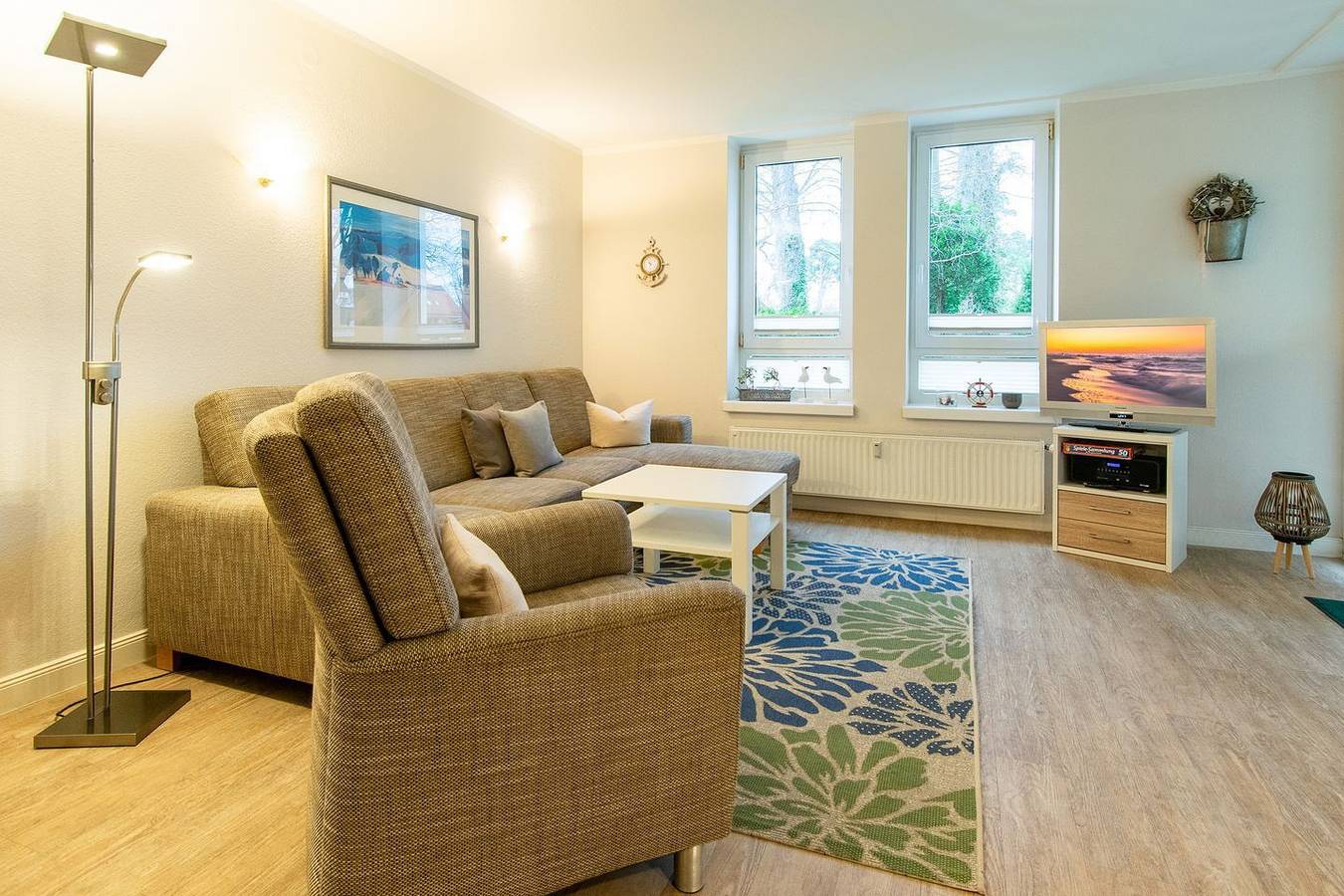 Ganze Wohnung, Gemütliche Ferienwohnung mit sonniger Süd-West-Terrasse in toller Strandlage in Seebad Heringsdorf, Heringsdorf